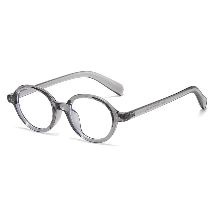 Retro-inspirierte klare Rahmenbrille