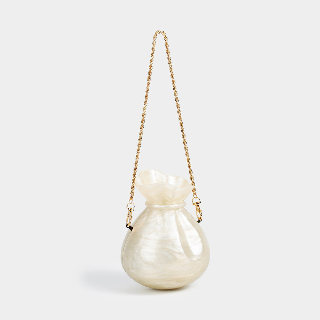 Künstlerische marmorierte Vase