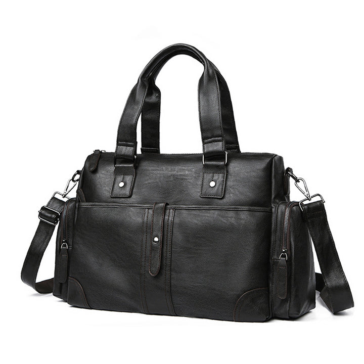 Premium Leder Reis Duffel Tasche Karnz
