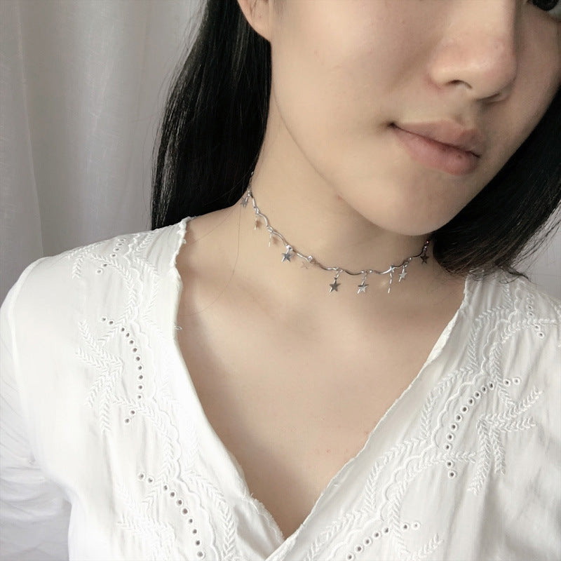 Stern Charm Linked Chain Necklace Karnz