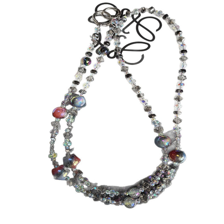 Sparkling Beaded Brillen Kette Karnz