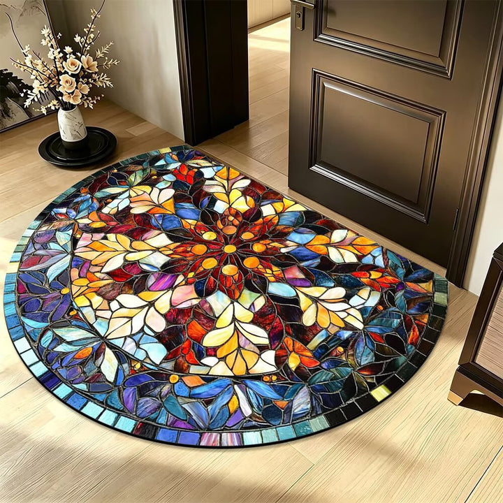 Künstlerischer Mosaikrunde Teppich