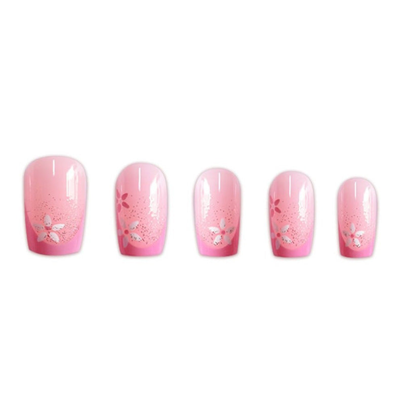 Floral Ombre Nagel Wraps Karnz