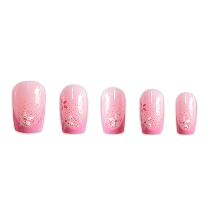 Floral Ombre Nagel Wraps Karnz