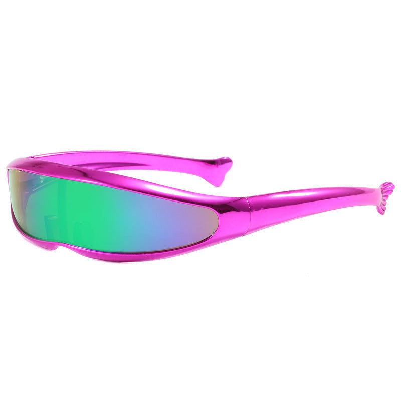 Damen Sportliche Sonnenbrille mit ergonomischem Design und verspiegelten Gläsern Karnz