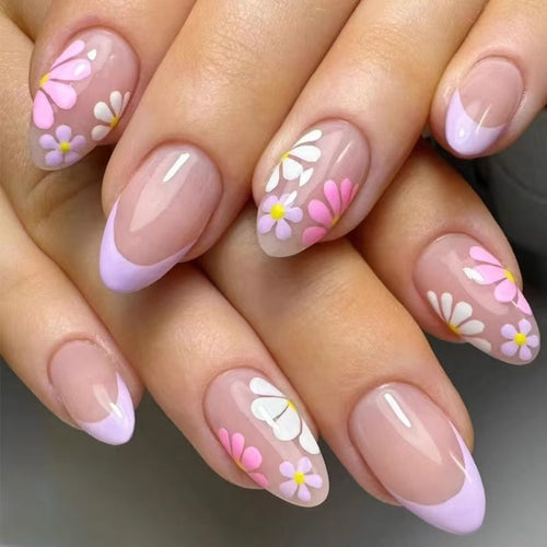 Künstlerisches Florales Nageldesign-Kit Karnz