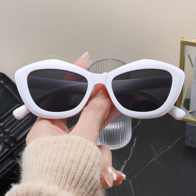 Damen Cat-Eye Sonnenbrille mit stylischem Leopardenmuster Karnz