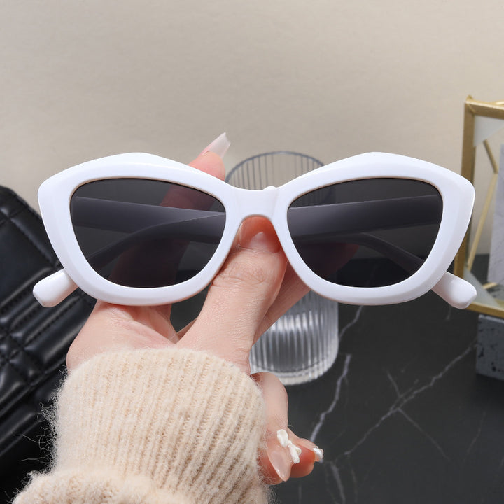 Damen Cat-Eye Sonnenbrille mit stylischem Leopardenmuster Karnz