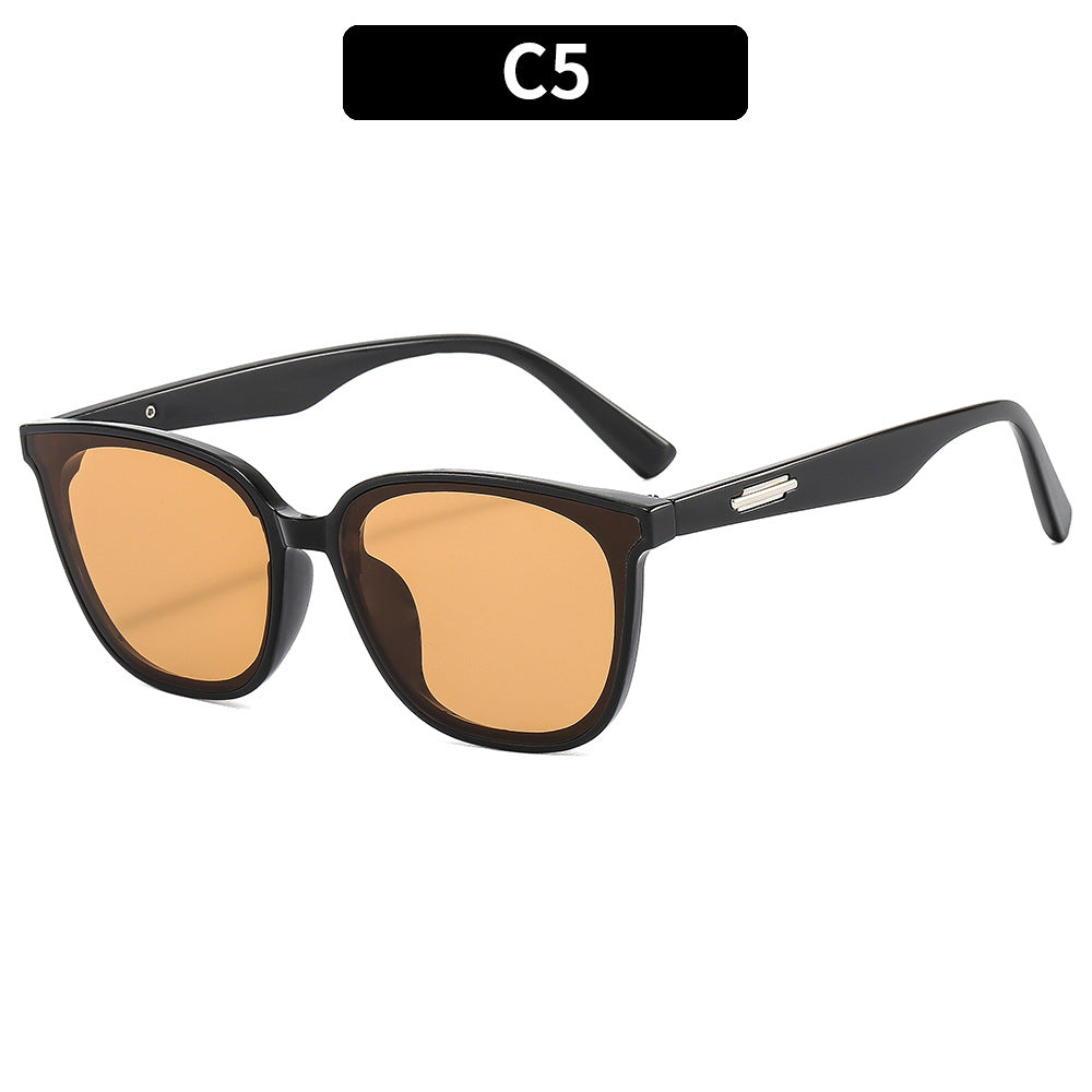 Elegante Übergroße Katzenaugen-Sonnenbrille