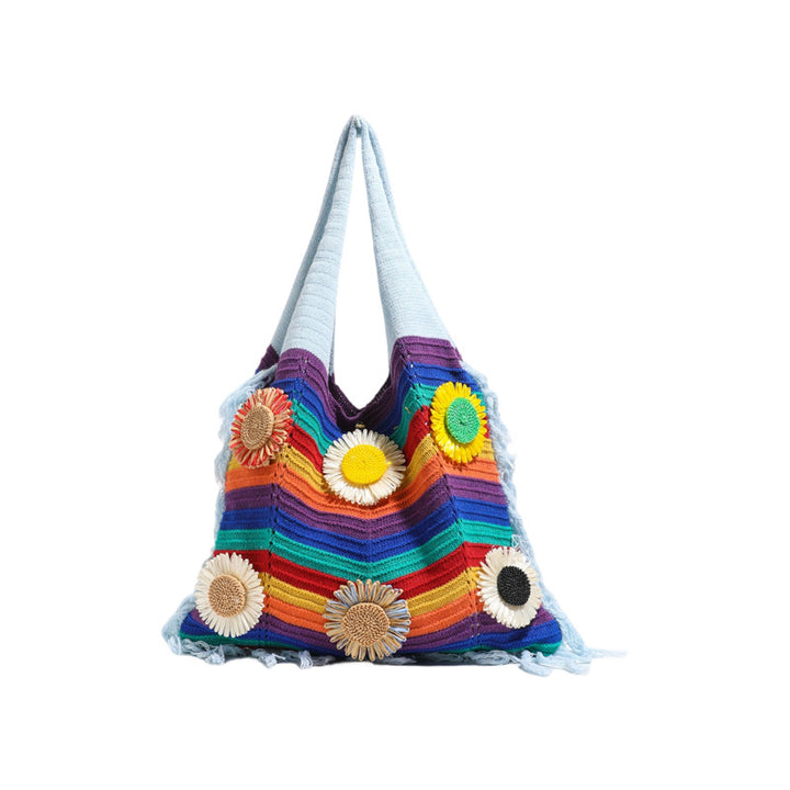 Bunte Boho-Shoppertasche