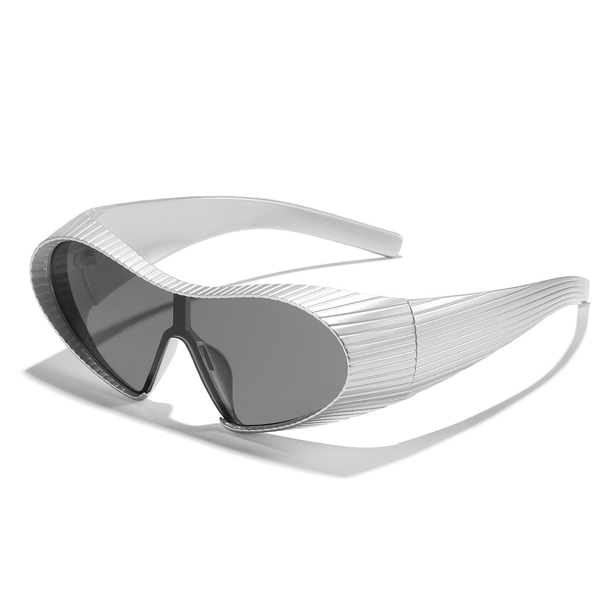 Damen trendy Sportsonnenbrille mit elastischem Rahmen Karnz