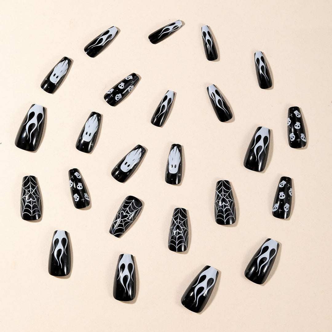 Halloween-Themen Acryl-Nagelset Karnz