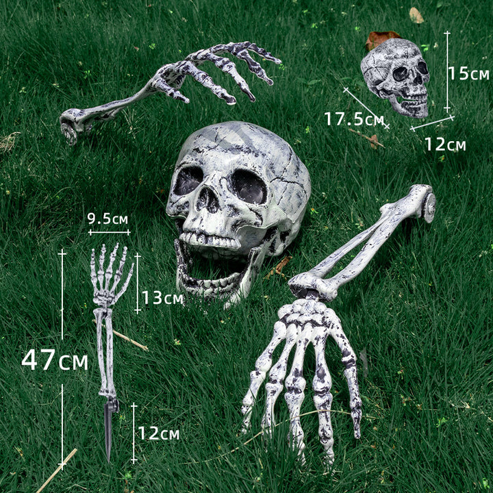 Halloween-Themen Gruselige Skelett-Hand Requisiten Karnz