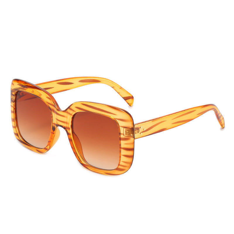Damen oversized quadratische Sonnenbrille mit hochwertigem Kunststoffrahmen Karnz