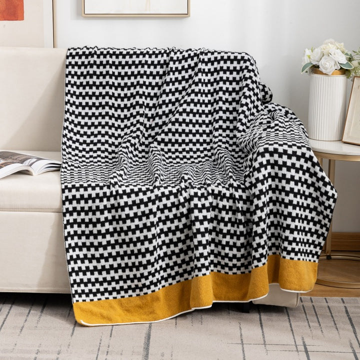 Gemütliche Strickdecke