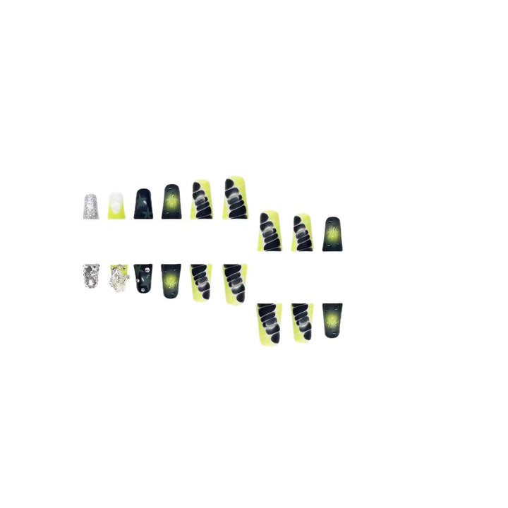 Künstlerische Nagelkunst Dekor Karnz