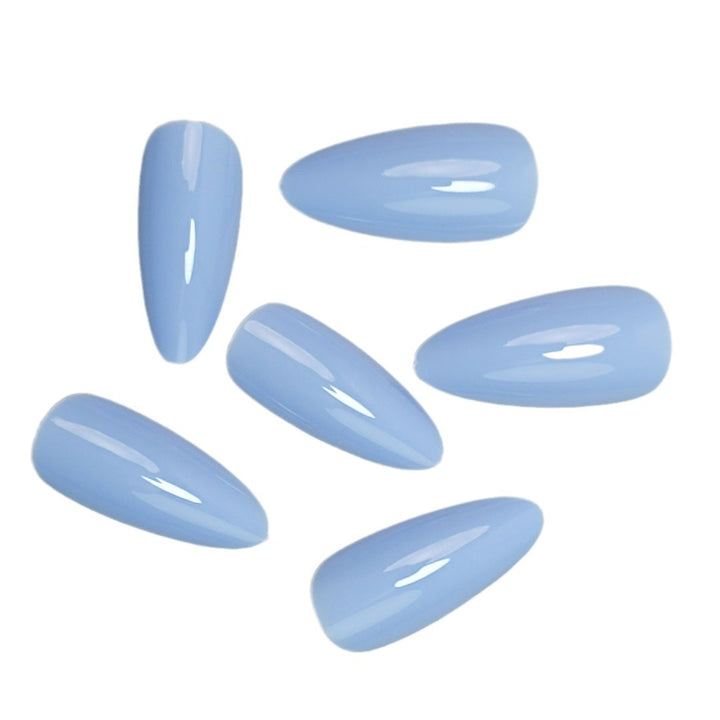 Premium Glossy Mandelförmige Press-On Nail Set Karnz