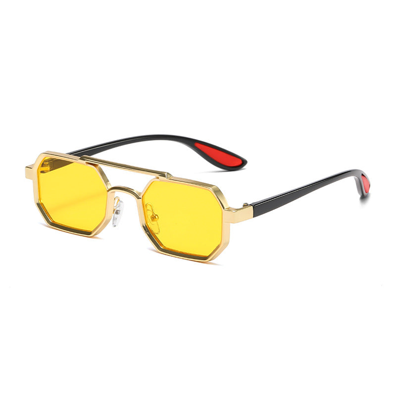 Damen modische Designer-Sonnenbrille mit exklusivem achteckigem Rahmen Karnz