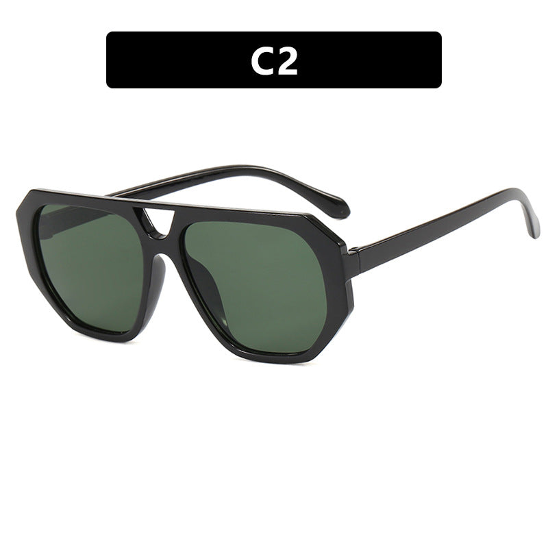 Damen Sonnenbrille im modischen Hexagon-Design mit UV-Schutz Karnz