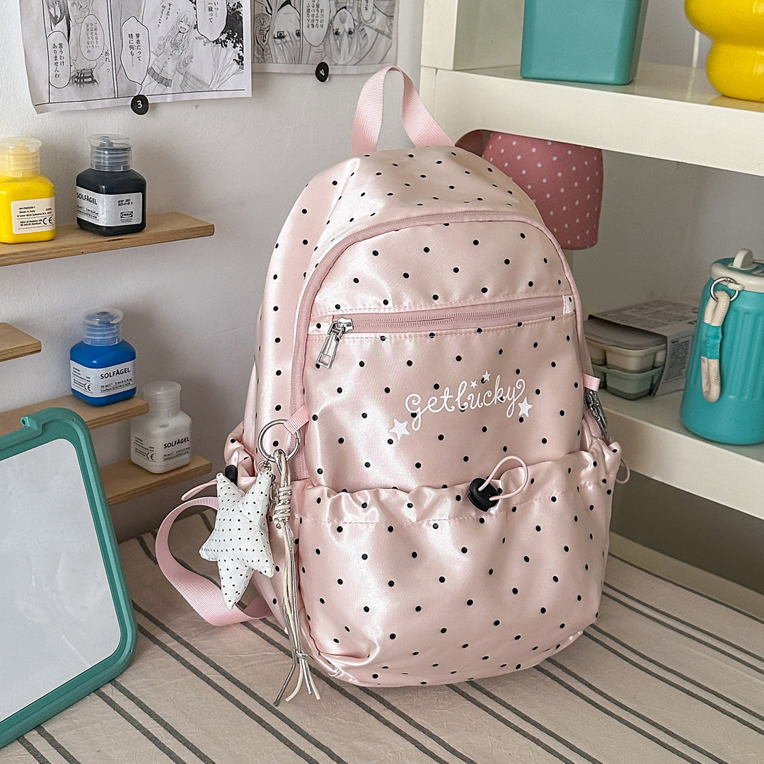 Leichte Rucksack mit Punkten Muster Karnz