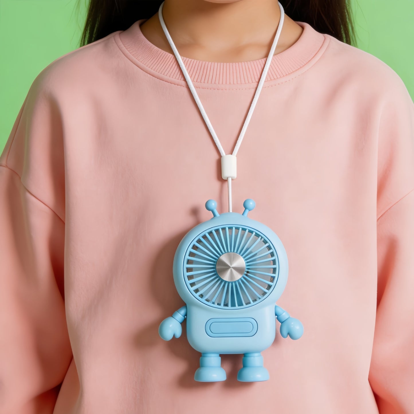 Damen Tragbarer Roboter-Ventilator mit USB-Ladefunktion und flexiblem Design Karnz