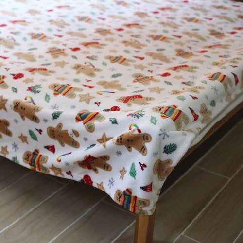 Gemütliche saisonale Plüschdecke