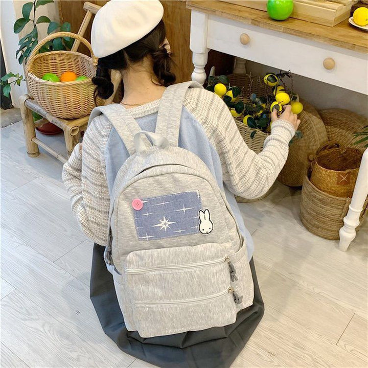 Cartoonfigur Rucksack