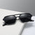 Damen Designer Sonnenbrille mit blauen Gläsern Karnz
