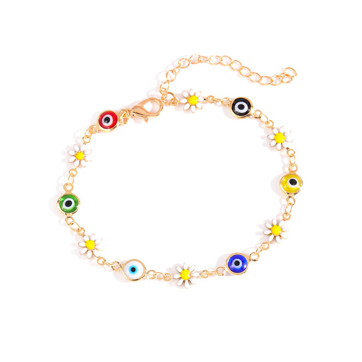 Charmante Daisy und böse Augen Armband Karnz