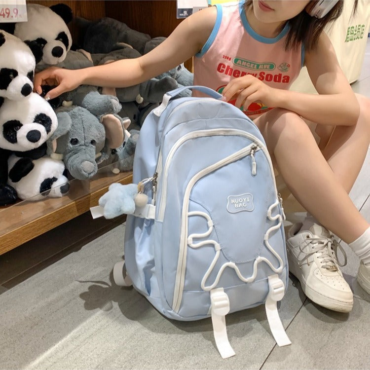 Verspielter Charakter Bestickter Rucksack Karnz