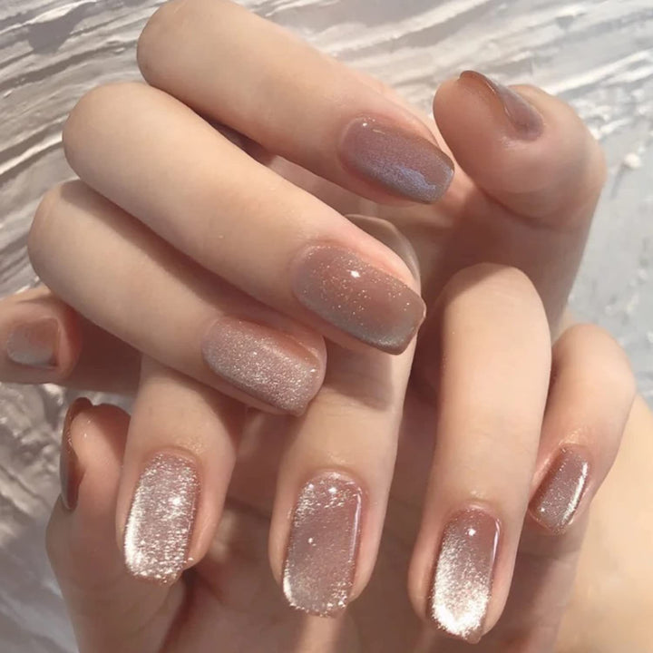 Ombre Glitter Nagel Kunst