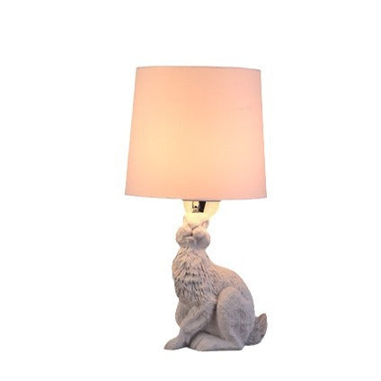 Skulpturale Kaninchen Tischlampe