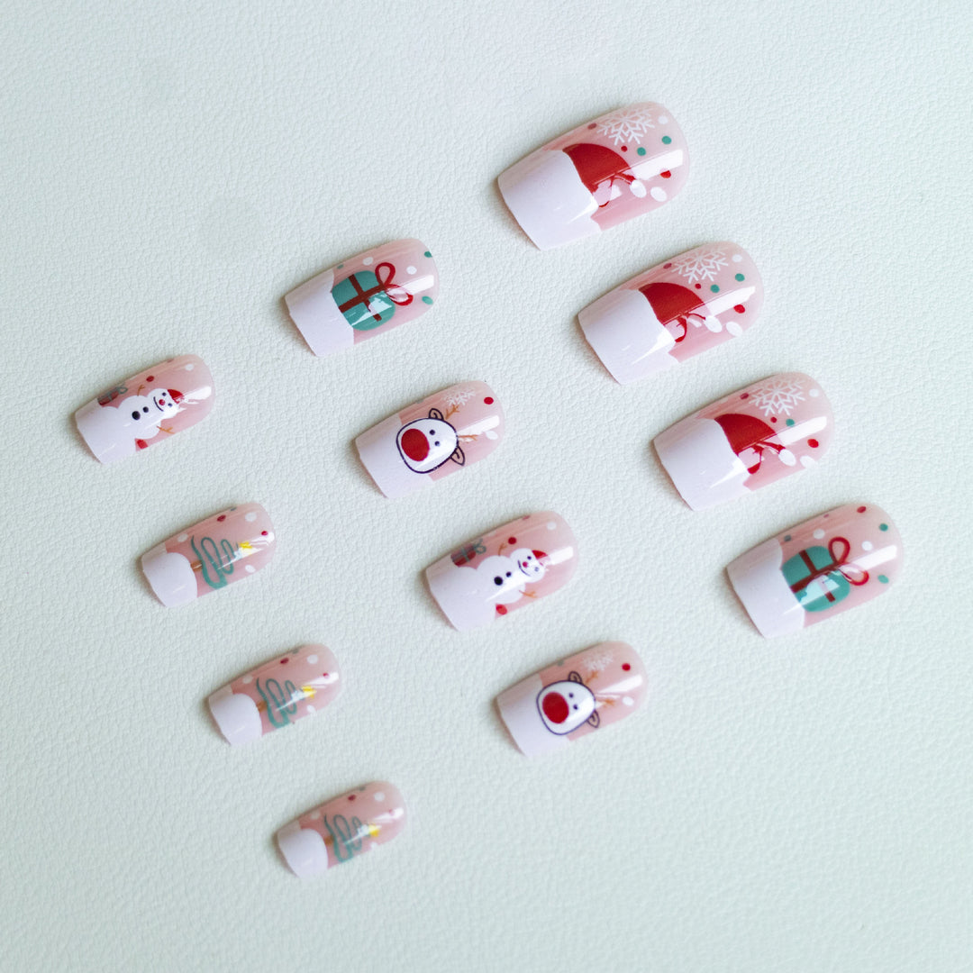 Festliches Feiertags-Nagelkunst-Set