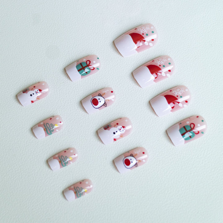 Festliches Feiertags-Nagelkunst-Set
