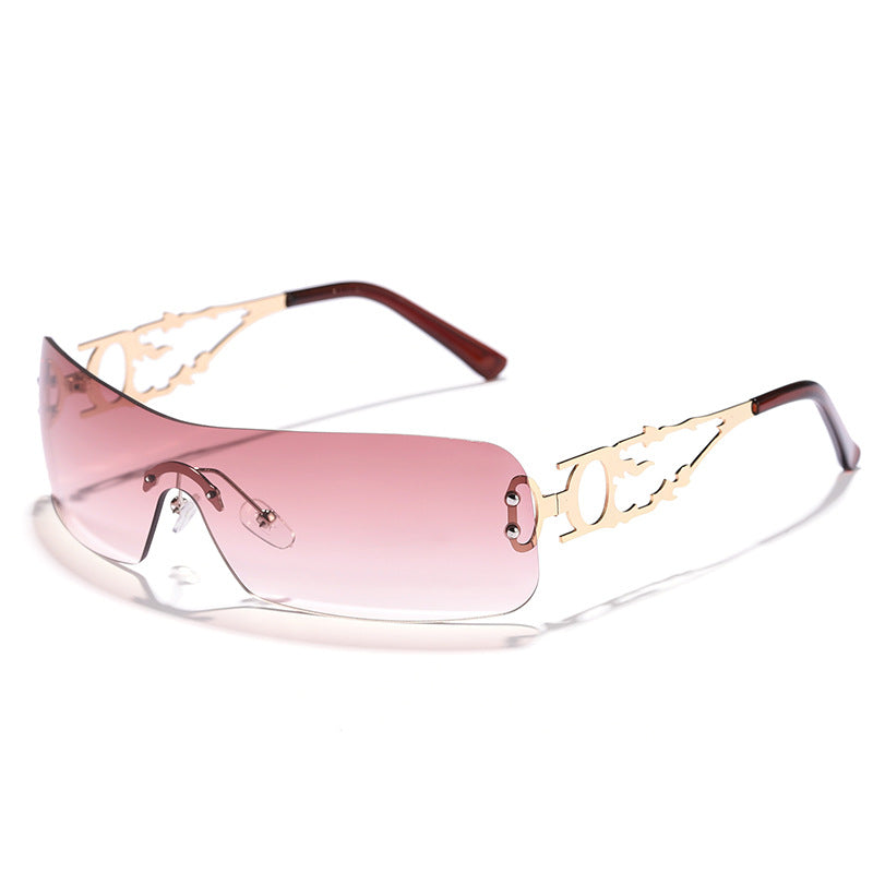 Damen modische Sportsonnenbrille mit innovativem Design und UV-Schutz Karnz