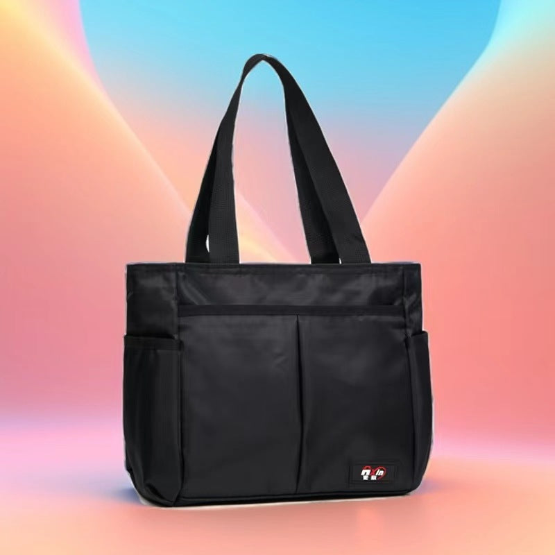 Stylische gestreifte Mehrfach-Tasche Karnz