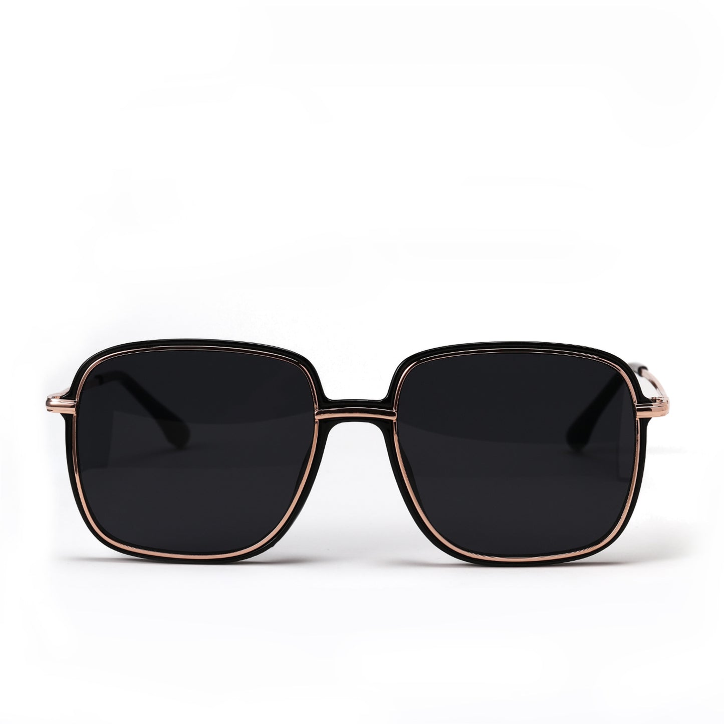 Damen quadratische Sonnenbrille mit hochwertigem Kunststoffrahmen und UV-Schutz Karnz