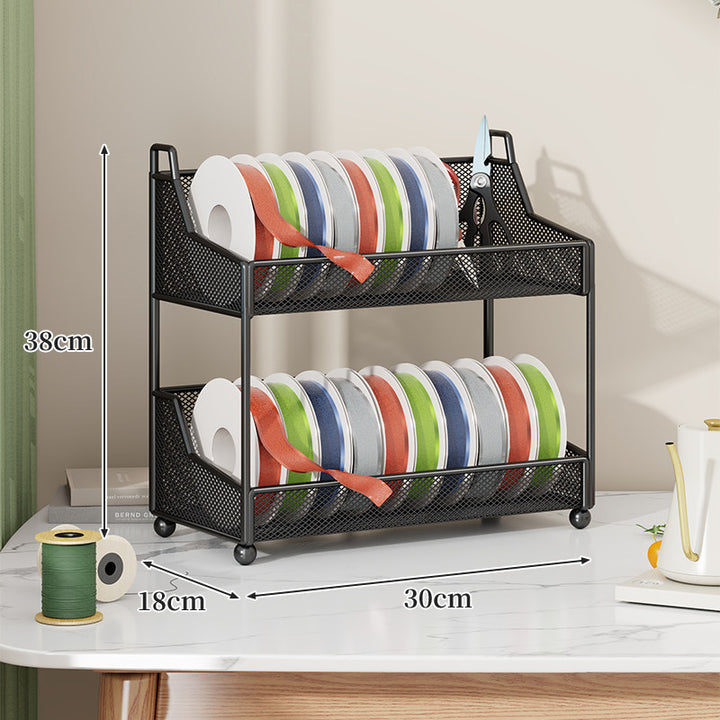 Bandrolle und Bastelbedarf Netz Organizer Regal