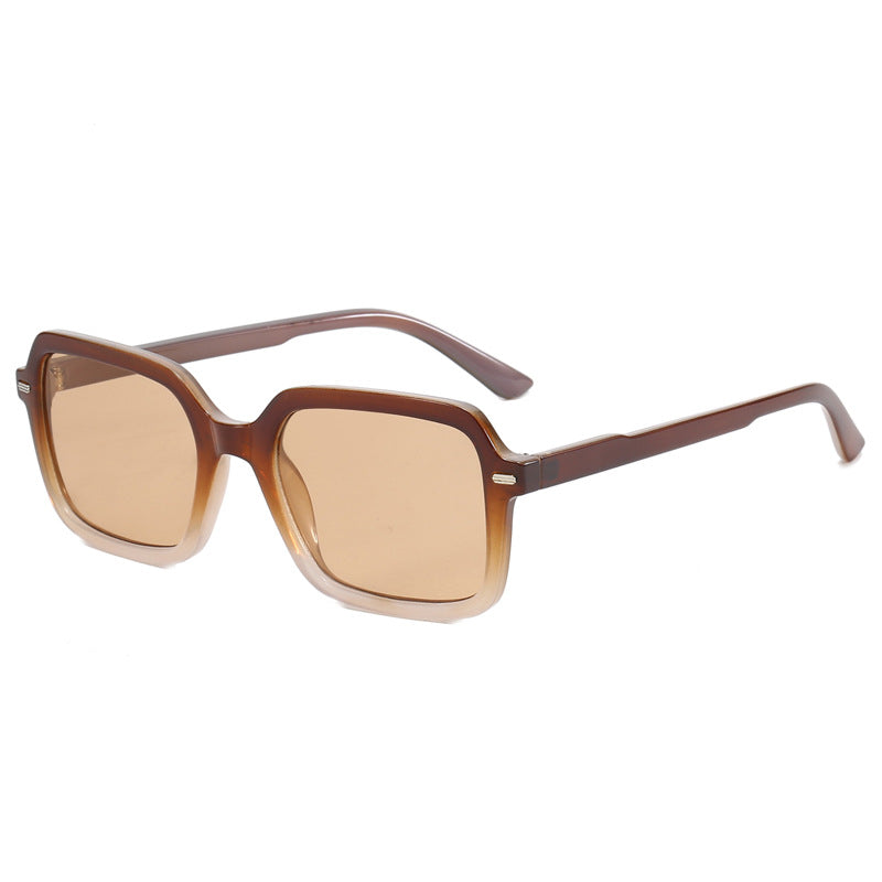 Damen trendige quadratische Sonnenbrille Karnz