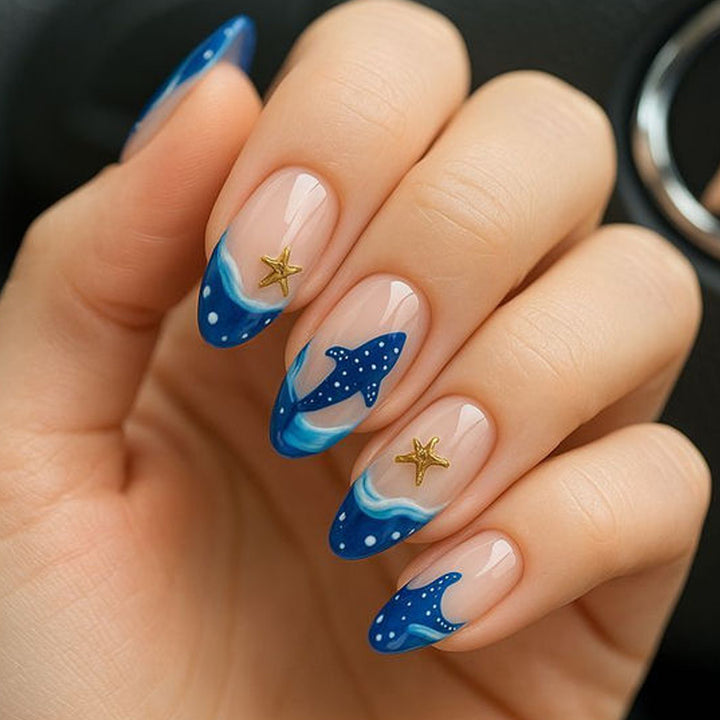 Künstlerisches ozeanisches Nagelkunst-Set Karnz