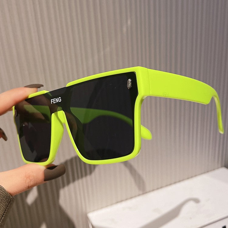 Damen modische quadratische Sonnenbrille mit robustem Rahmen und hohem Tragekomfort Karnz