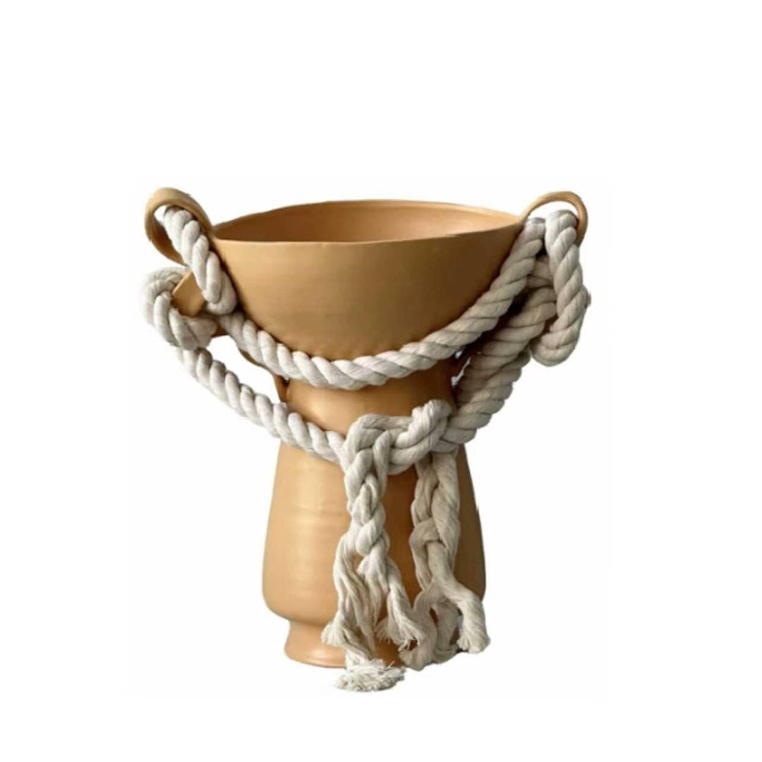Künstlerische handgefertigte Terrakotta-Vase