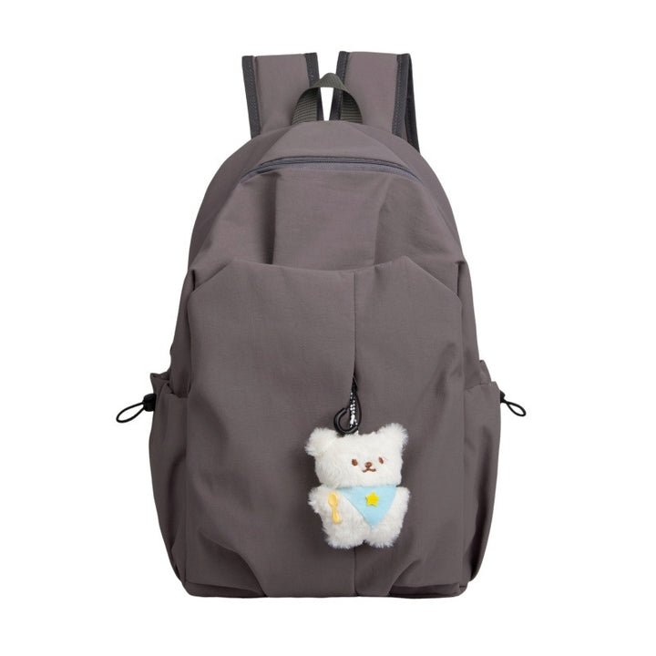Rucksack mit Hochwertiger Verarbeitung und Süßem Teddy-Anhänger Karnz