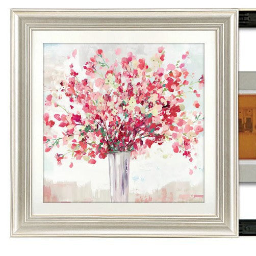 Blumenreiche Gerahmte Kunstwerke
