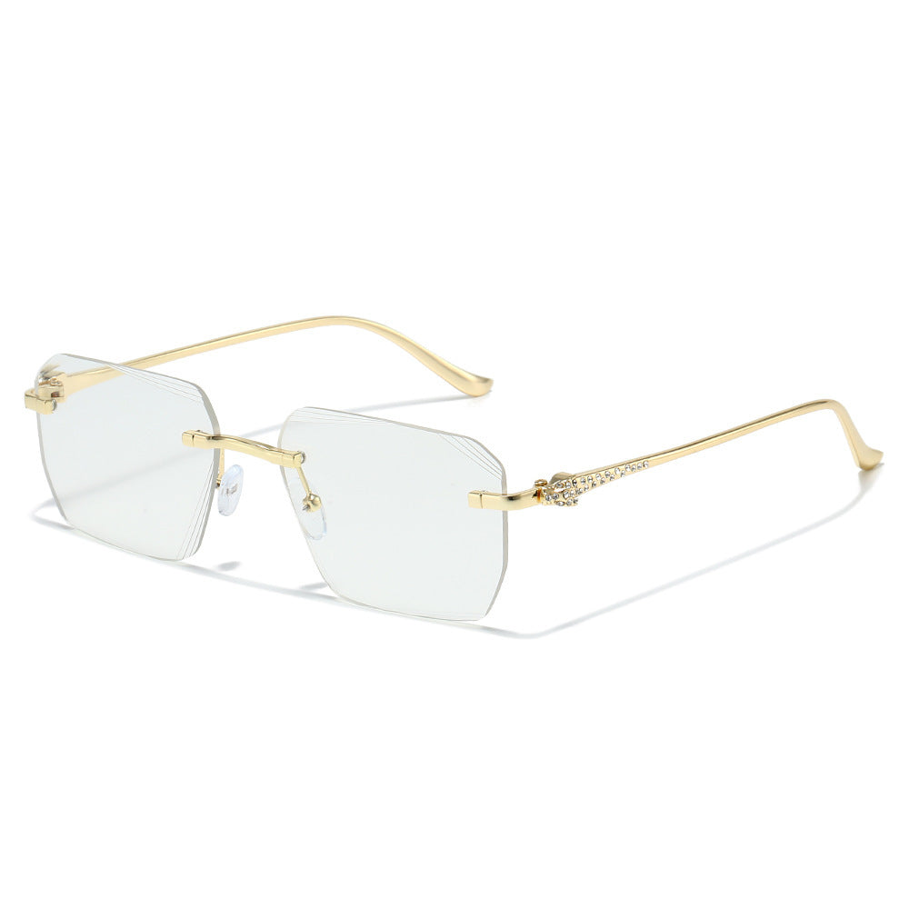 Modetrend Geometrische Schild Sonnenbrille Karnz