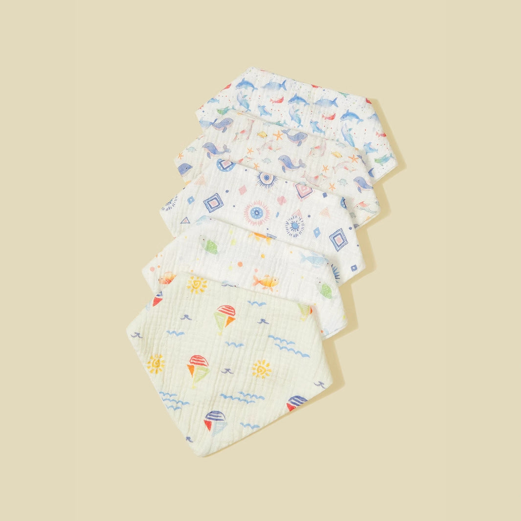 Weiche Musselin Baby Bandana Lätzchen Set Karnz
