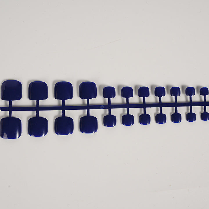 Elegante Glänzende Aufklebenägel