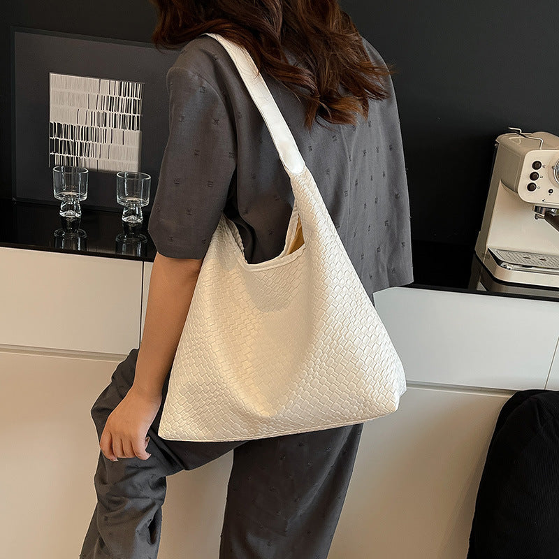 Elegante strukturiert Leder Hobo Handtasche Karnz