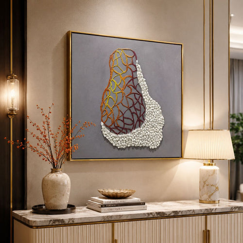 Künstlerische Texturierte Wandkunst für Zuhause