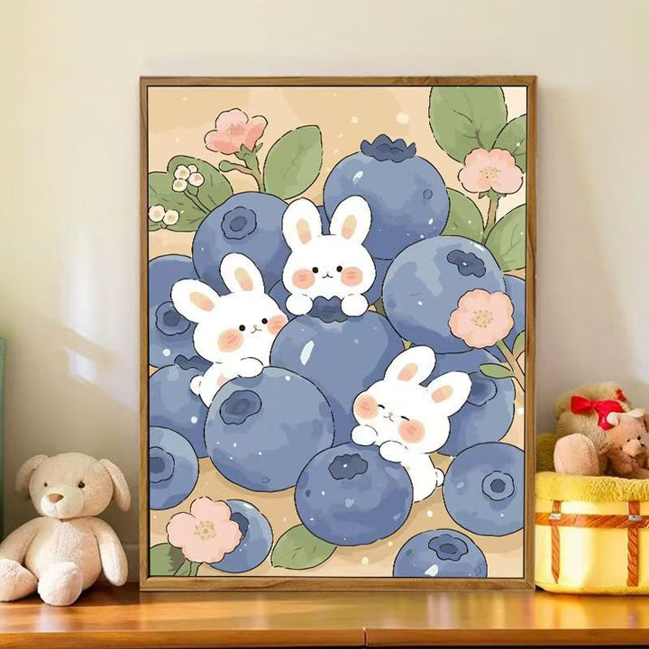 Verspielt Bunny-Thema Wandkunst Karnz
